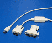 Adaptér USB -> 1x sériový port MD9, kabel 1,8m + redukce FD9/MD25