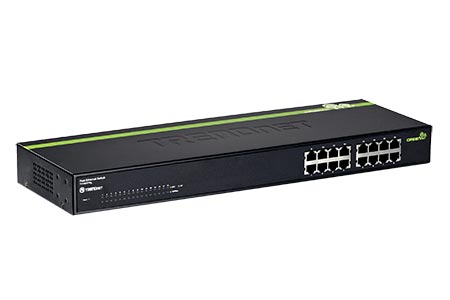 Ethernet přepínač 100Mb, 16 portů, GREENnet (TE100-S16g)