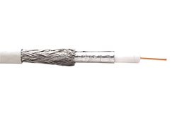 Anténní kabel 100dB, průměr 6,8mm, 2x stíněný, 25m (CCS)