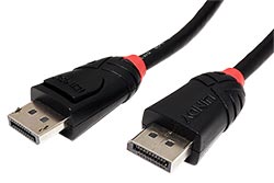 DisplayPort kabel v.1.2 (HBR2, 4K@60Hz), DP(M) - DP(M), Black Line, 1m