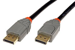 DisplayPort kabel v.1.4 (HBR3, 8K@30Hz), DP(M) - DP(M), Anthra Line, 0,5m, černý