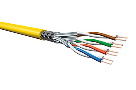 Kabel S/FTP (PiMF) kulatý, kat. 7, LSOH, 1000m, drát, AWG23 (