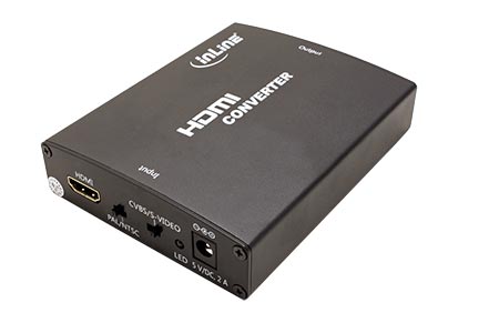 Konvertor HDMI -> CVBS / S-Video a stereo audio
