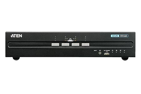 KVM přepínač (USB + PS/2, 2x HDMI, Audio) 4:1, 2x HDMI, USB (CAC), zabezpečený PSS PP v3.0 (CS1144H)