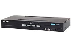KVM přepínač (USB + PS/2, HDMI, Audio) 4:1, DP, USB (CAC), zabezpečený PSS PP v3.0 (CS1184DP)