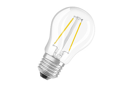 LED žárovka Filament Retrofit Classic P, E27, 2700K, 2W, 230lm, 300°, čirá