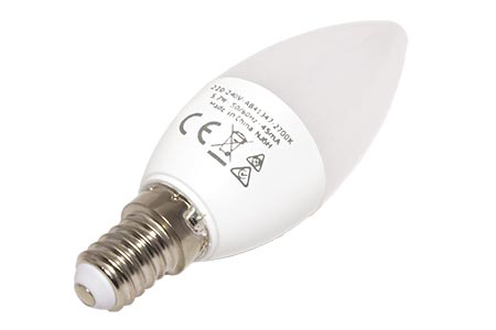 LED žárovka Star Classic B, E14, 2700K, 5,7W, 470lm, 115°, matná