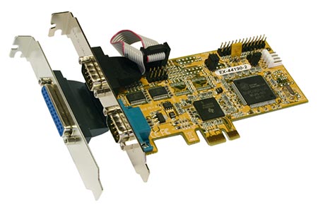 PCI Express karta 2x RS-232 + 1x EPP/ECP (EX-44190-2)