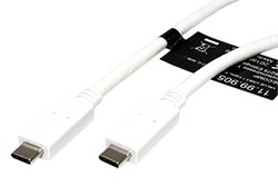 Value USB 10Gbps (3.2 gen 2) kabel USB C(M) - USB C(M), PD 100W, 1m, bílý
